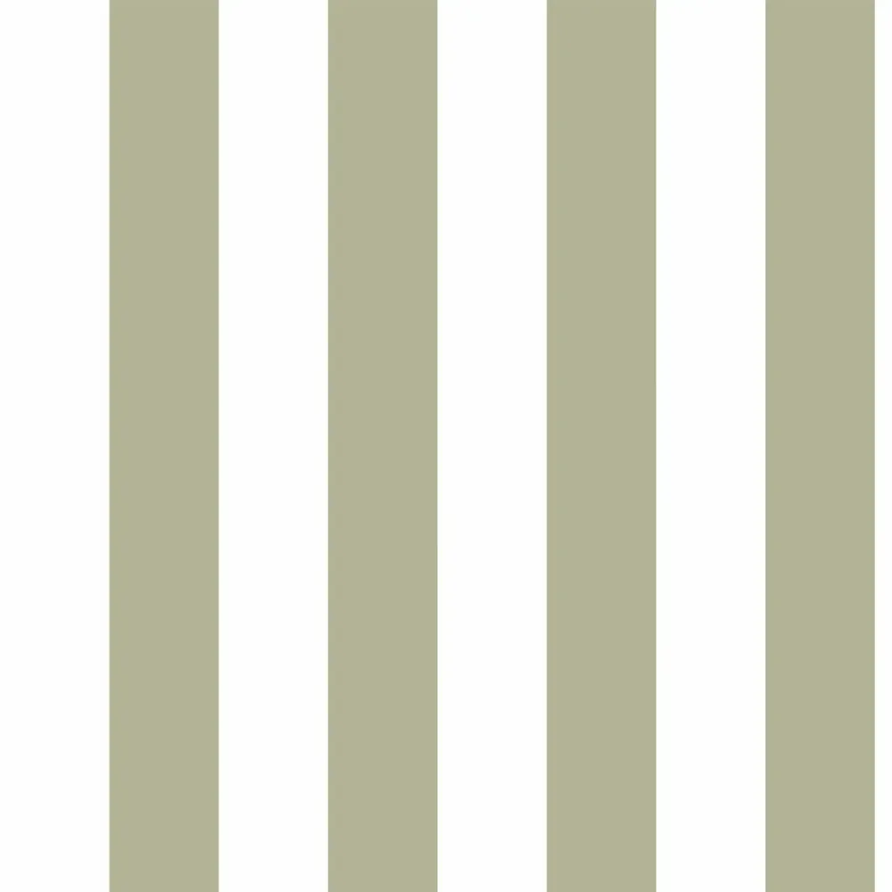Tapestries - Panoramic wallpaper Harmony Stripes sage - LE PAPIERS DE NINON