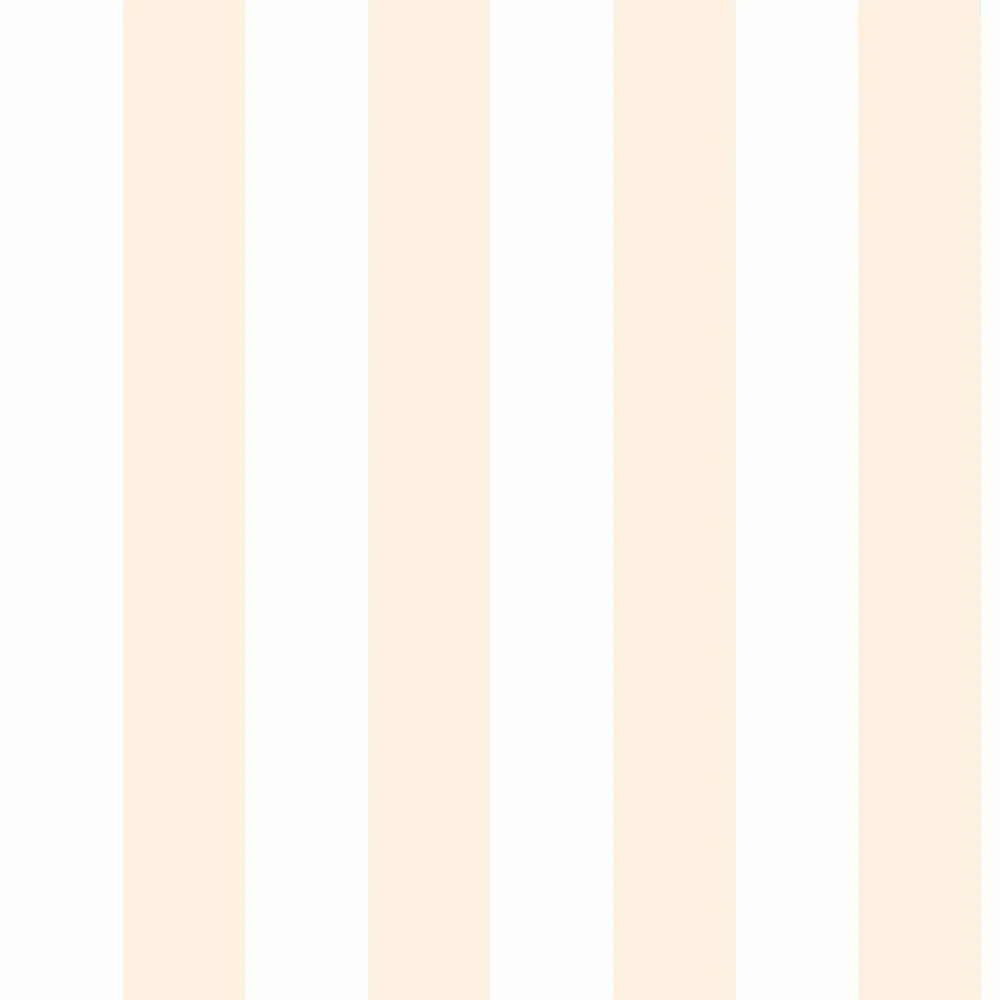 Tapestries - Cream Soft Stripes Panoramic Wallpaper - LE PAPIERS DE NINON