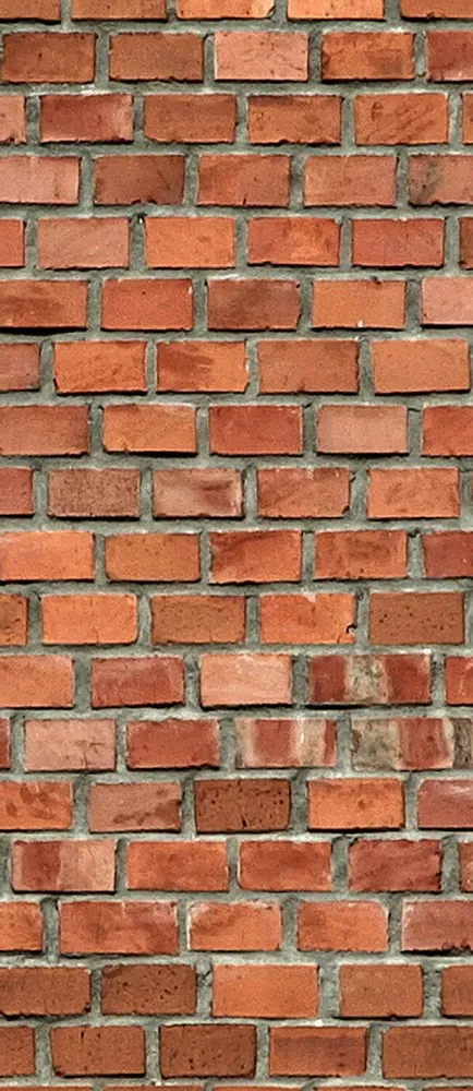 Tapestries - Red Bricks panoramic wallpaper - LE PAPIERS DE NINON