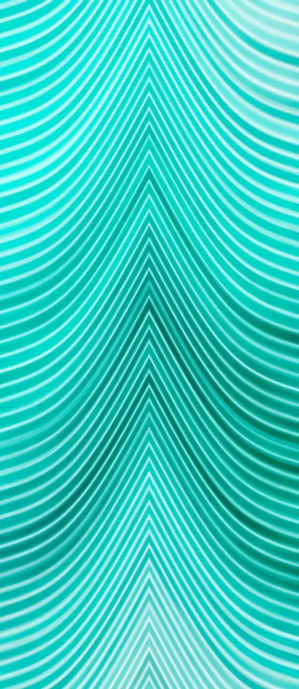 Tapisseries - Papier peint panoramique Emerald Blue Waves - LE PAPIERS DE NINON