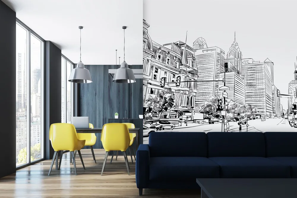 Tapestries - Nyc panoramic wallpaper - LE PAPIERS DE NINON