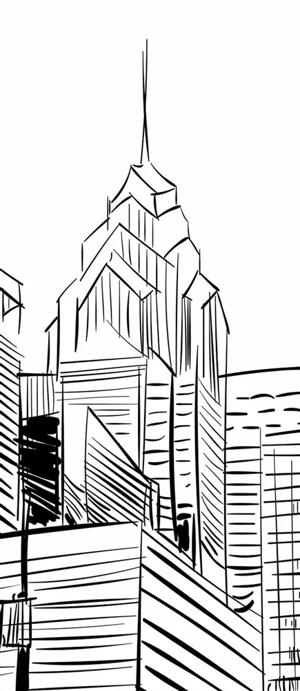 Tapestries - Nyc panoramic wallpaper - LE PAPIERS DE NINON