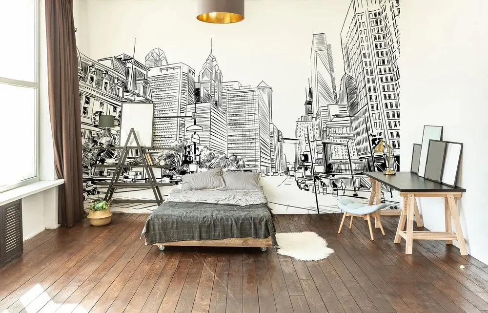 Tapestries - Nyc panoramic wallpaper - LE PAPIERS DE NINON