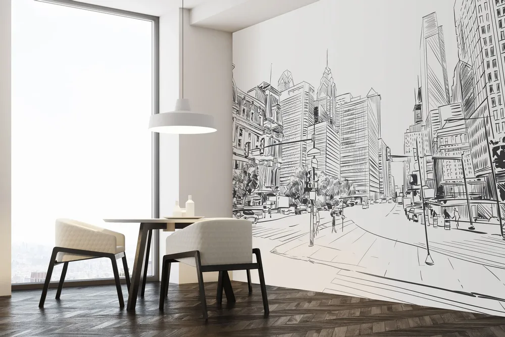 Tapestries - Nyc panoramic wallpaper - LE PAPIERS DE NINON