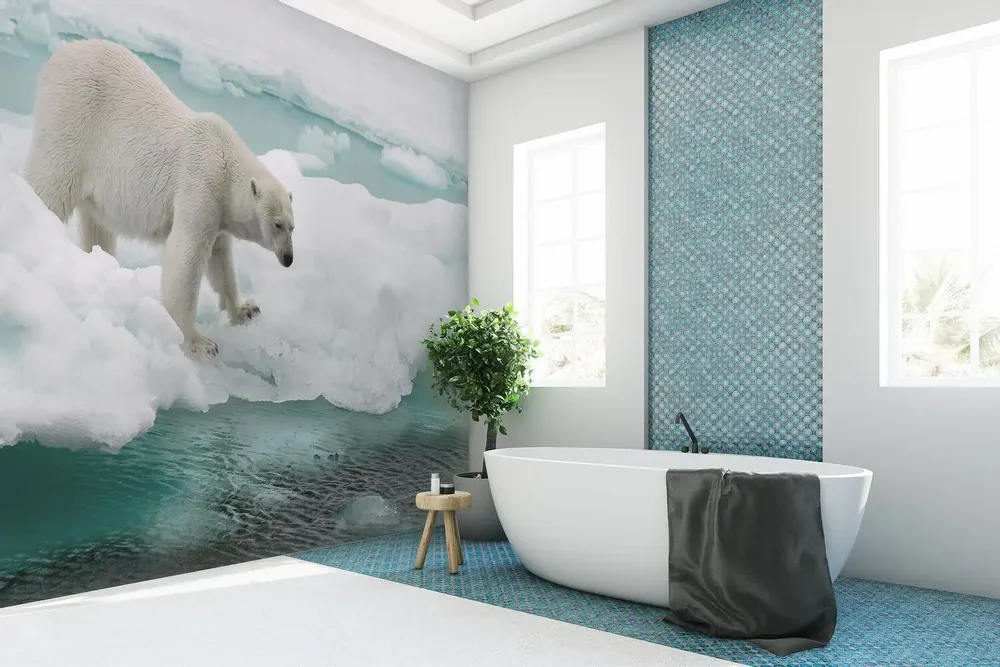 Tapestries - Panoramic Wallpaper Ice Floe - LE PAPIERS DE NINON
