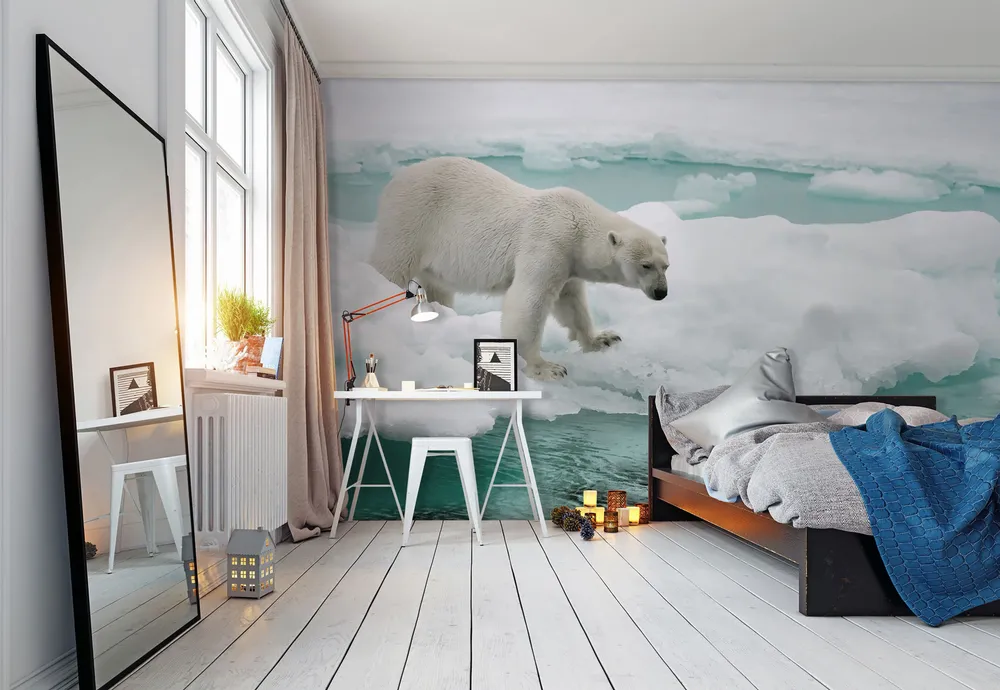 Tapestries - Panoramic Wallpaper Ice Floe - LE PAPIERS DE NINON