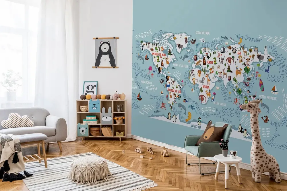 Tapisseries - Papier peint panoramique Wonderful Planet - LE PAPIERS DE NINON