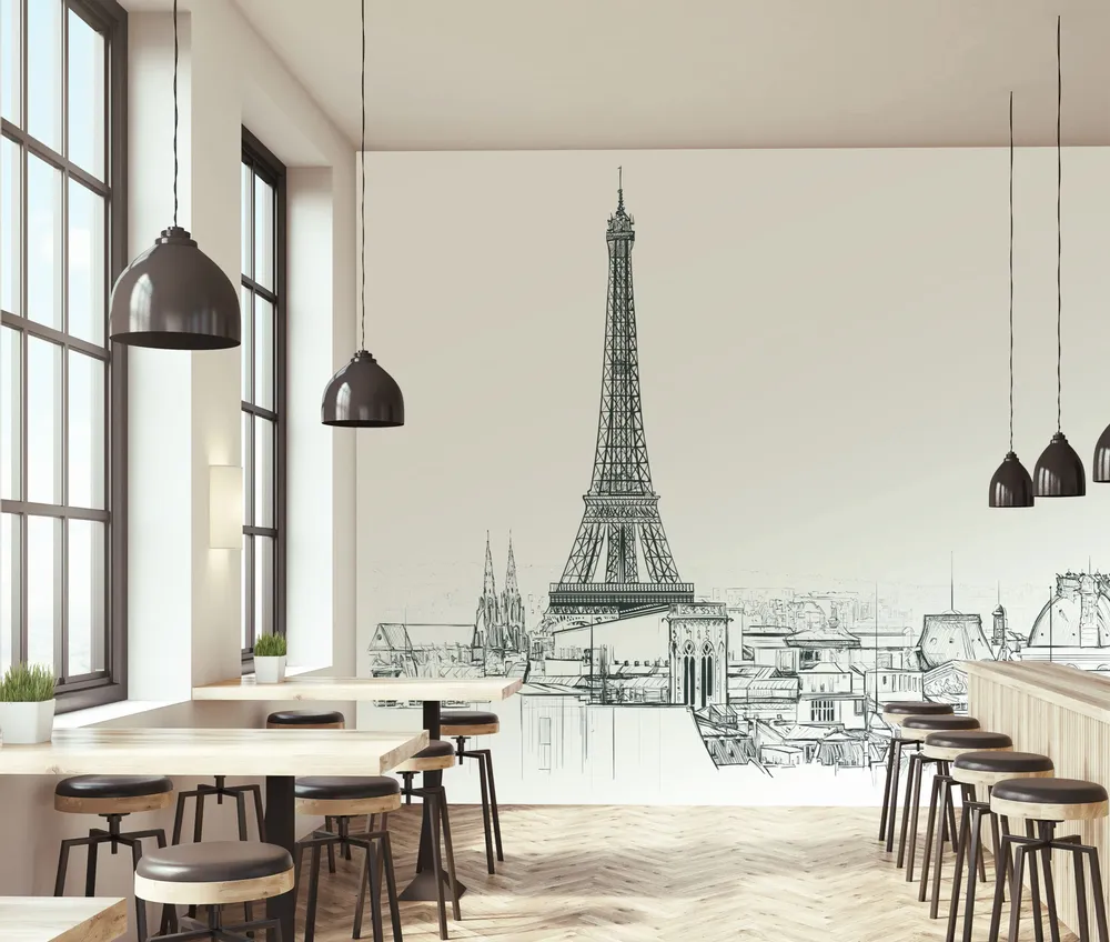 Tapestries - Paname panoramic wallpaper - LE PAPIERS DE NINON