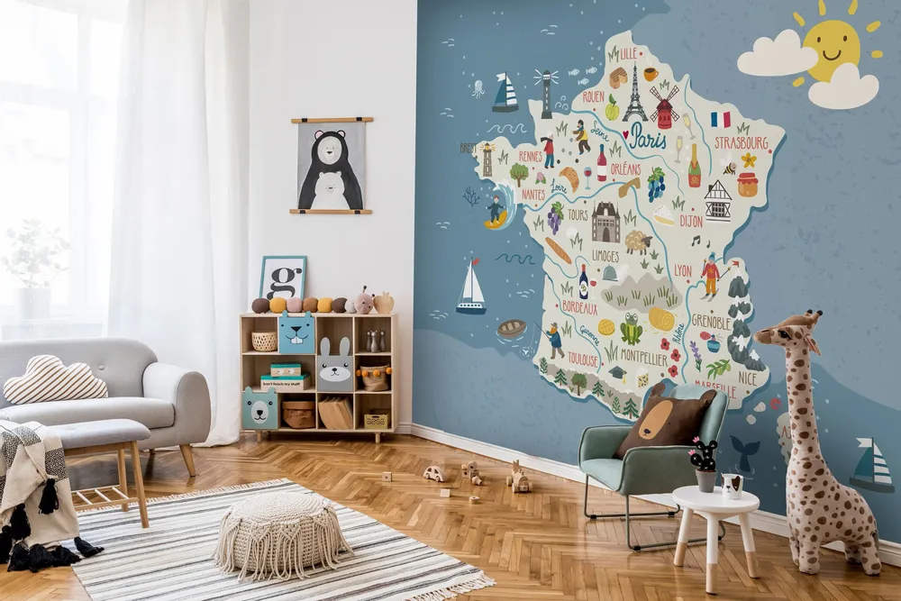 Tapestries - Frenchy panoramic wallpaper - LE PAPIERS DE NINON