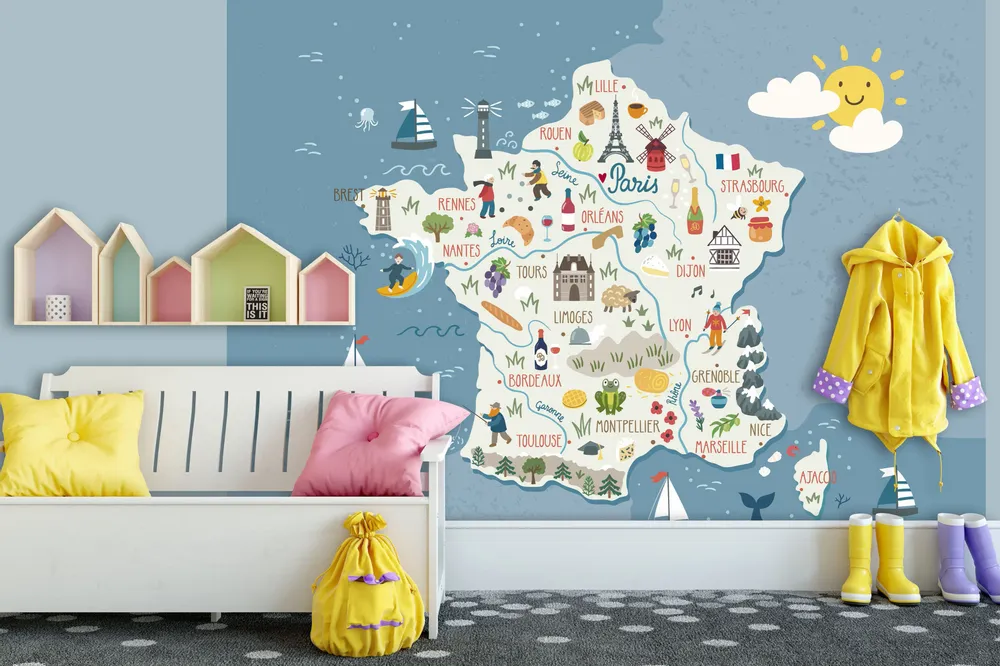 Tapestries - Frenchy panoramic wallpaper - LE PAPIERS DE NINON