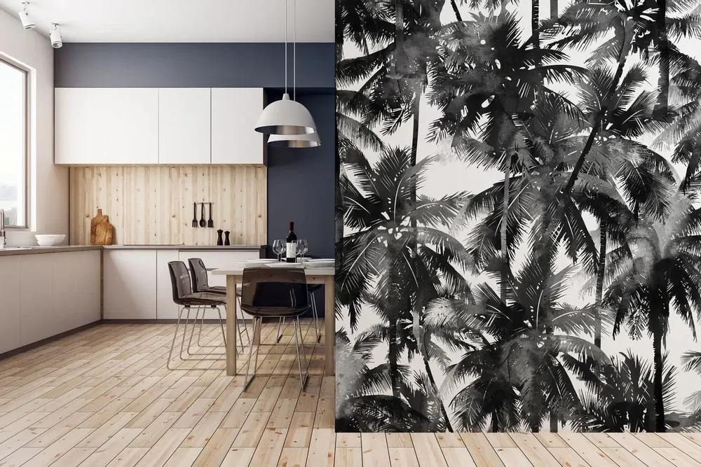 Tapestries - Panoramic Jungle Wallpaper - LE PAPIERS DE NINON