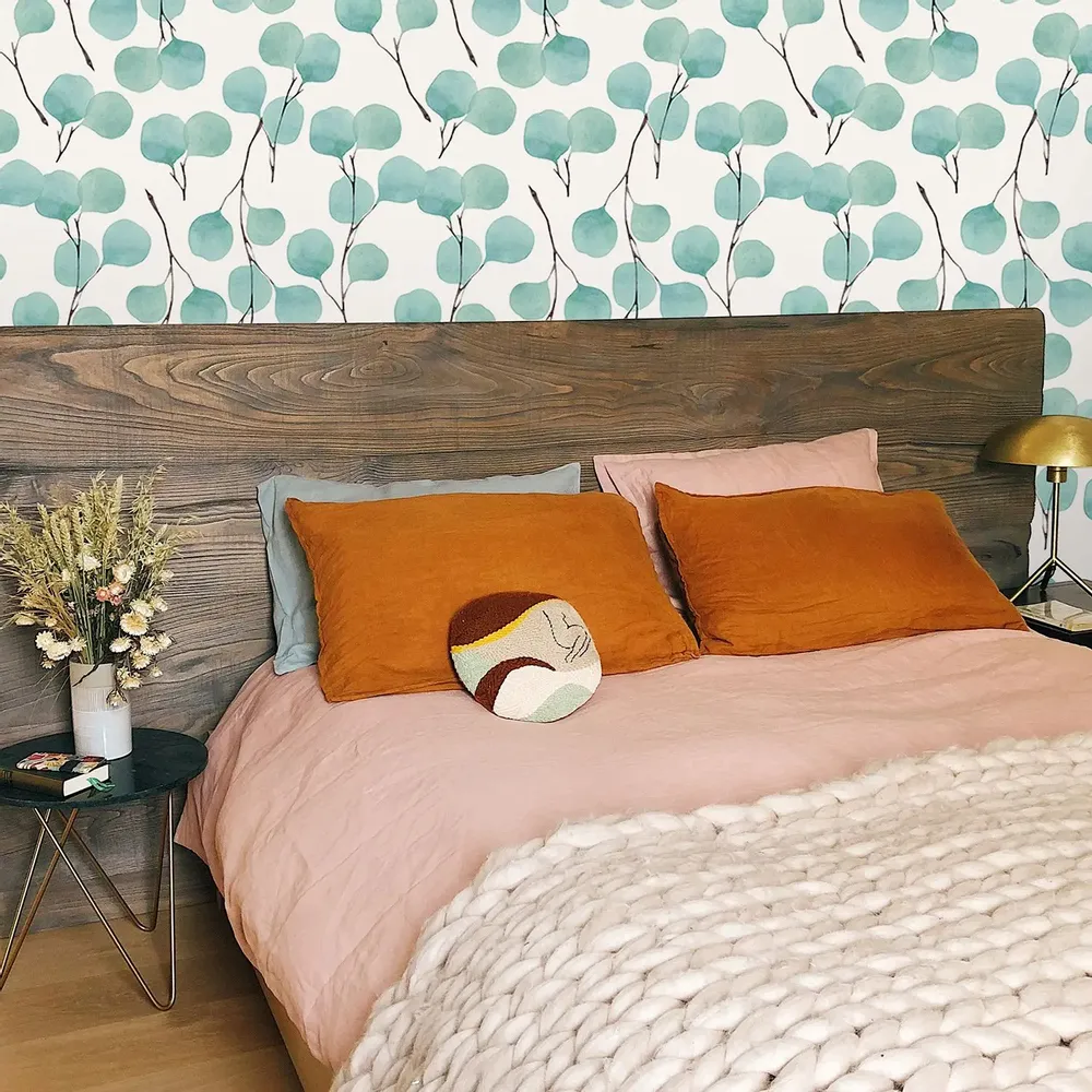 Tapestries - Eucalyptus panoramic wallpaper - LE PAPIERS DE NINON