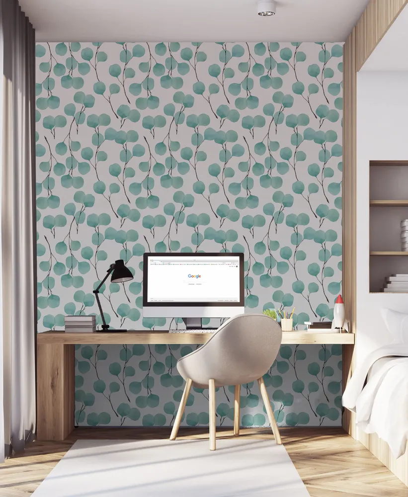 Tapestries - Eucalyptus panoramic wallpaper - LE PAPIERS DE NINON