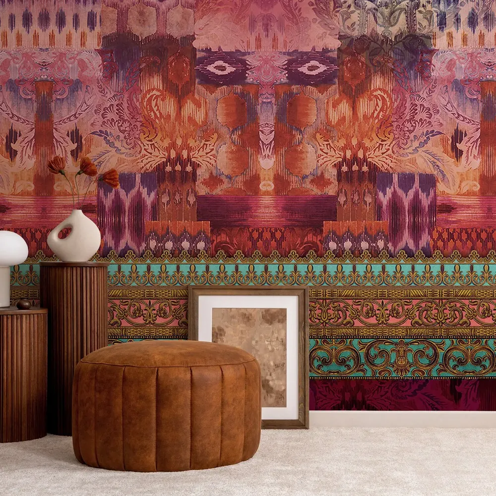 Tapestries - Jaipur panoramic wallpaper - LE PAPIERS DE NINON