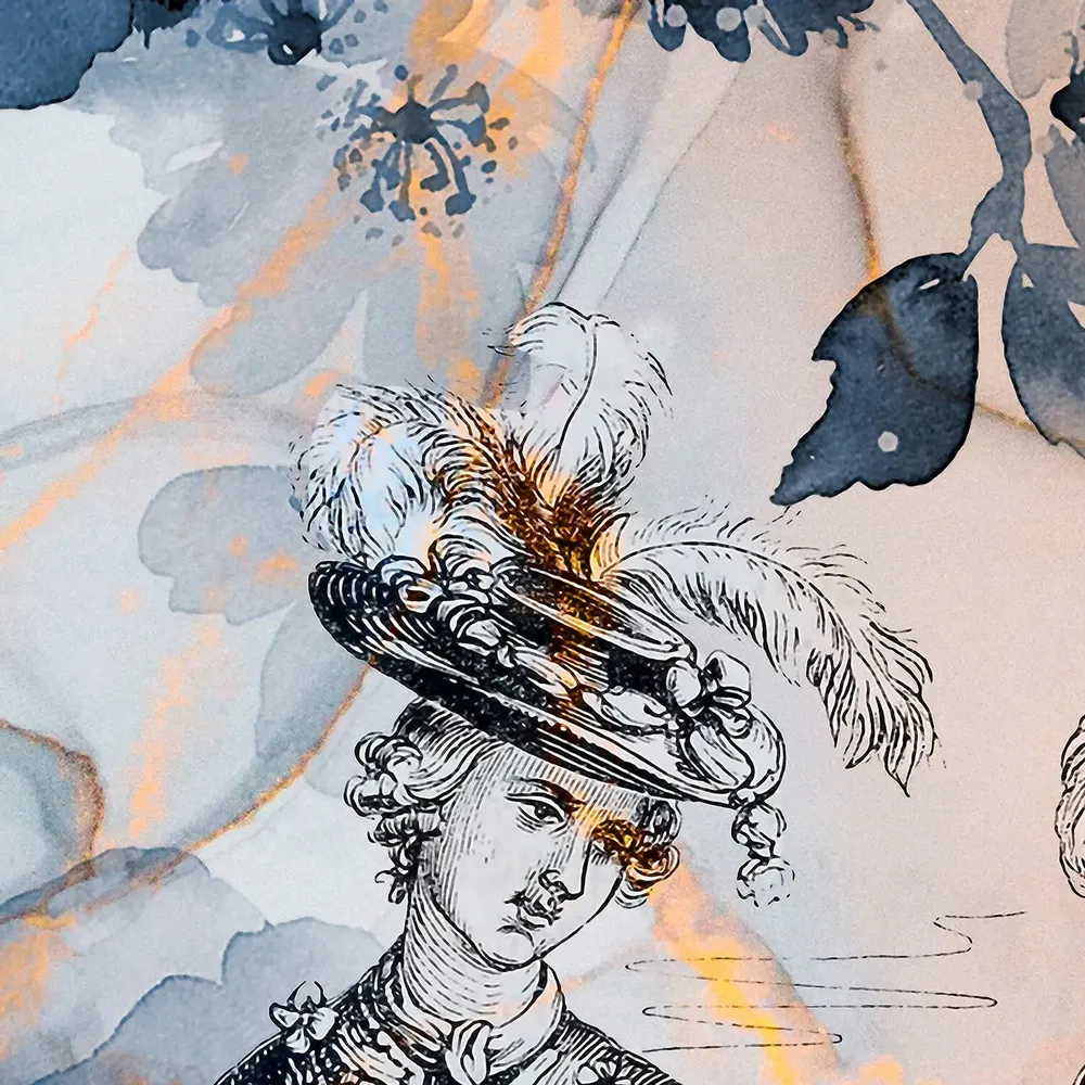 Tapisseries - Papier peint panoramique Marie-Antoinette - LE PAPIERS DE NINON