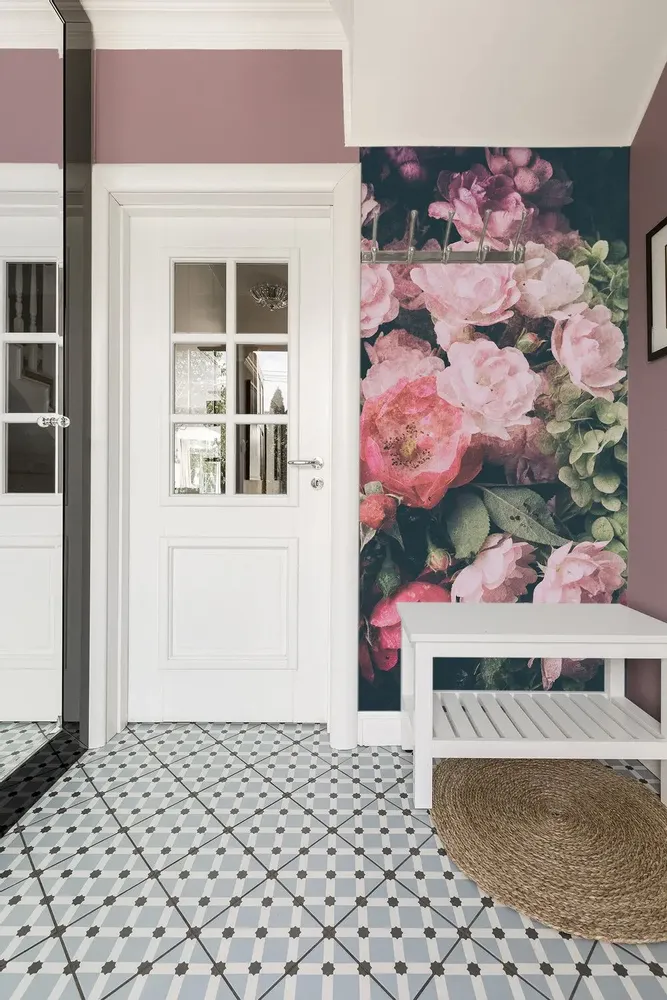 Tapisseries - Papier peint panoramique Pink Drama - LE PAPIERS DE NINON