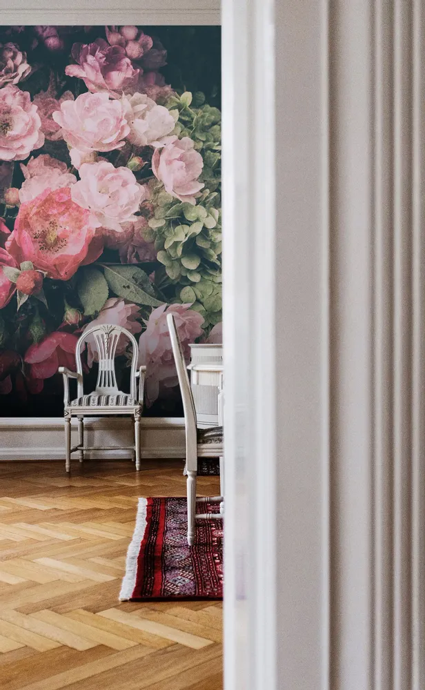 Tapisseries - Papier peint panoramique Pink Drama - LE PAPIERS DE NINON