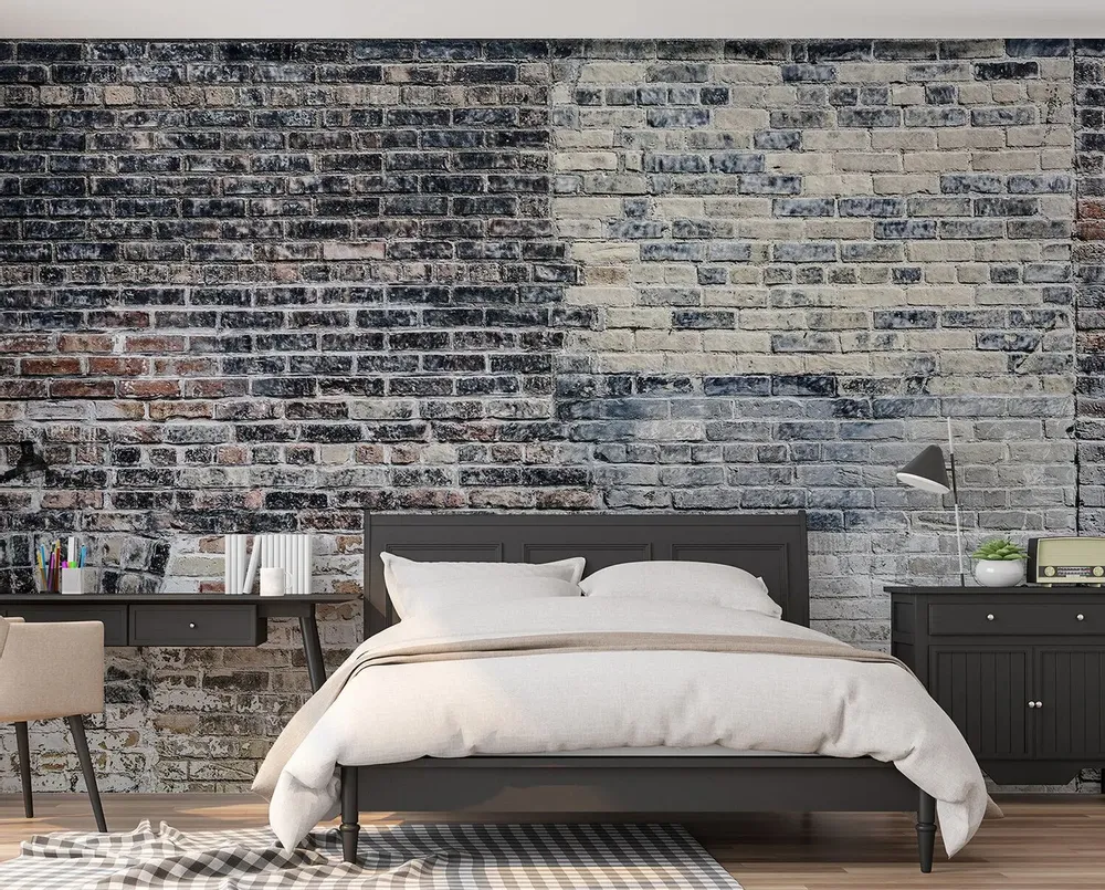 Tapestries - Grungy Wall panoramic wallpaper - LE PAPIERS DE NINON