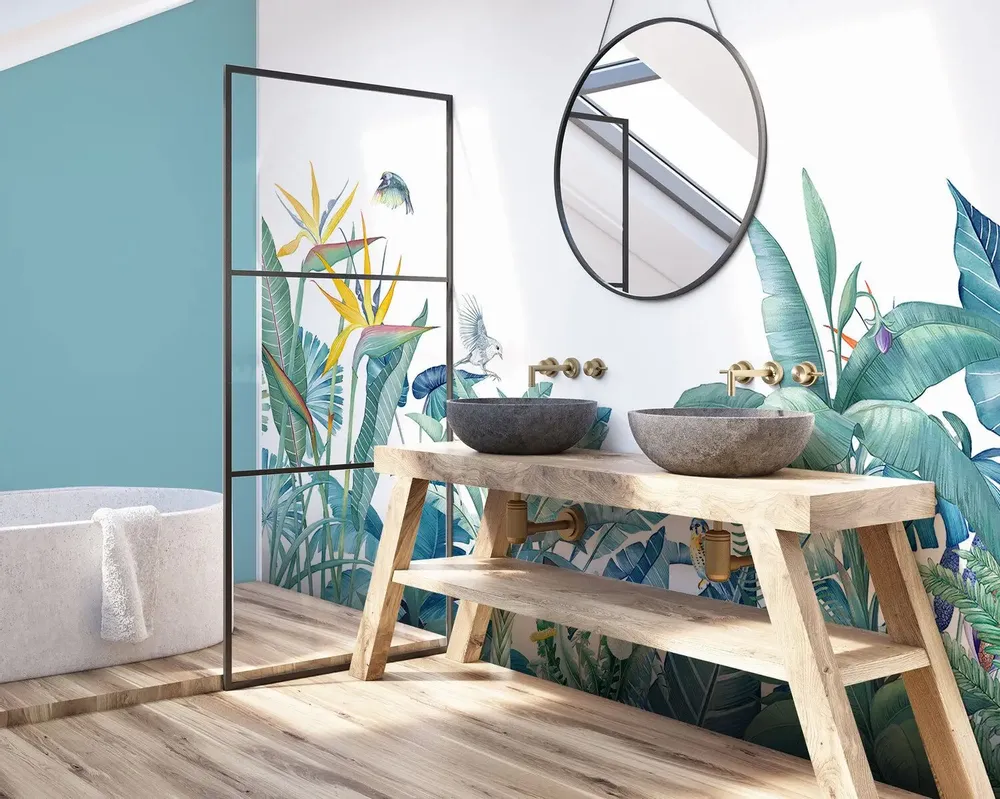 Tapisseries - Papier peint panoramique Paradisio - LE PAPIERS DE NINON