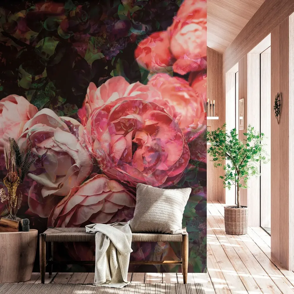 Tapisseries - Papier peint panoramique Roses Antiques - LE PAPIERS DE NINON