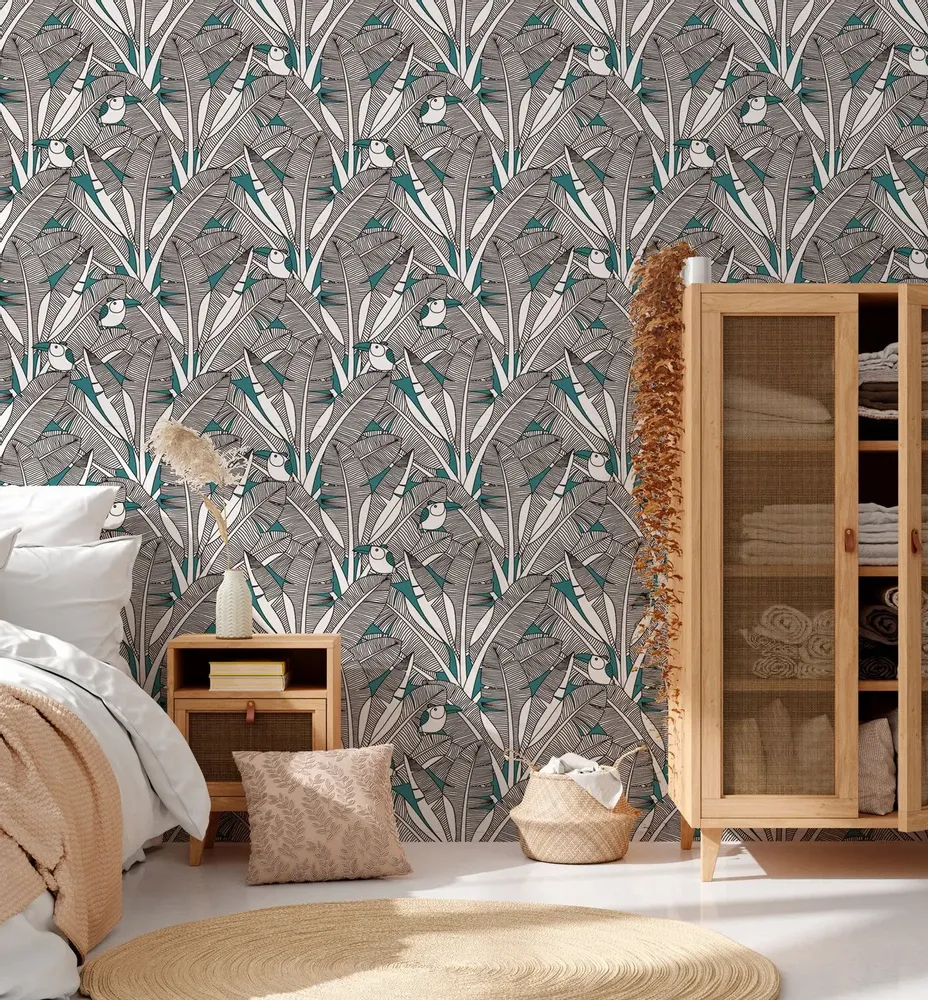 Tapisseries - Papier peint panoramique Palmito Géant - LE PAPIERS DE NINON