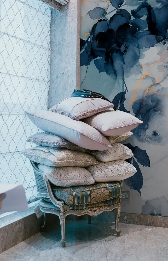 Tapisseries - Papier peint panoramique Marble&Flowers - LE PAPIERS DE NINON