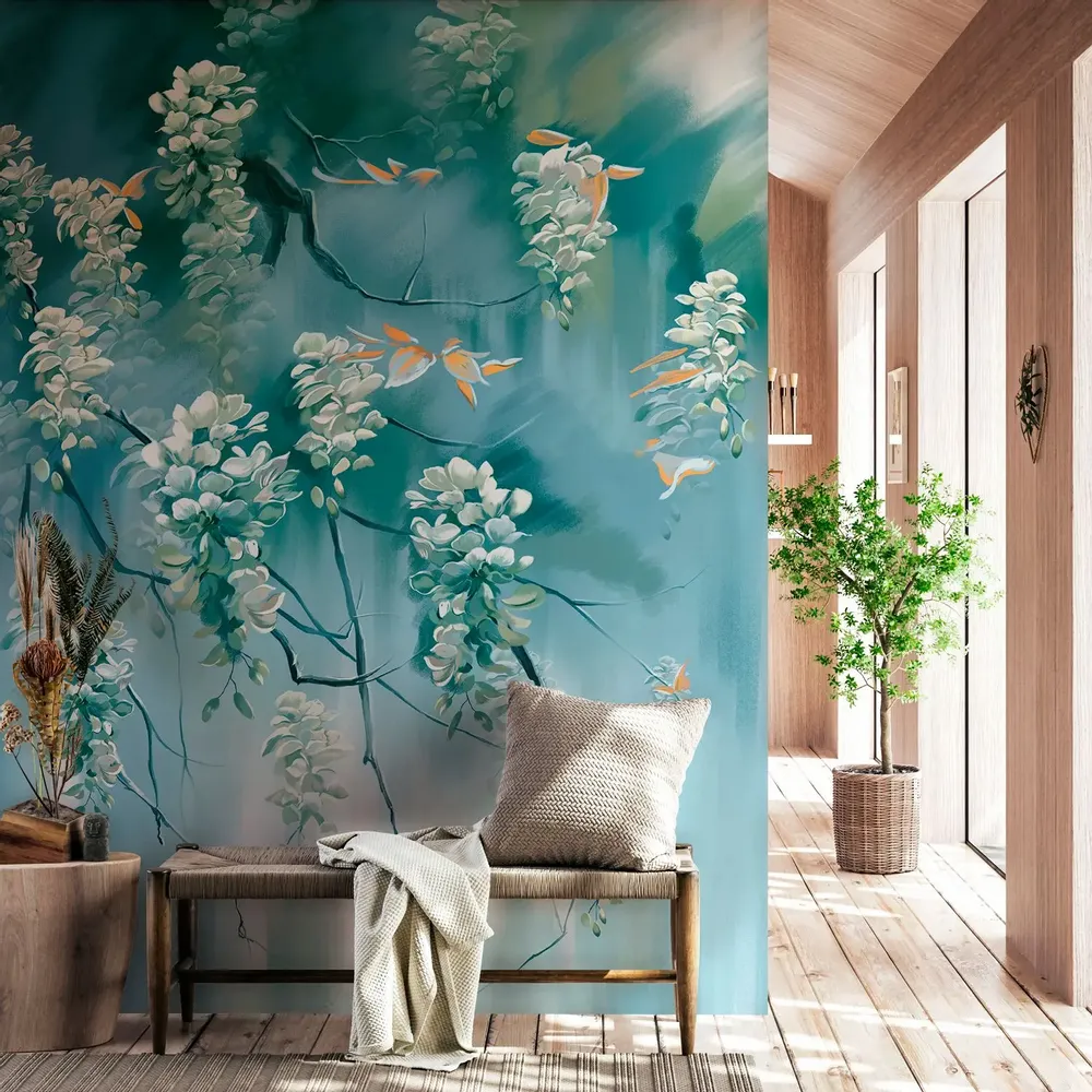 Tapisseries - Papier peint panoramique Wisteria - LE PAPIERS DE NINON