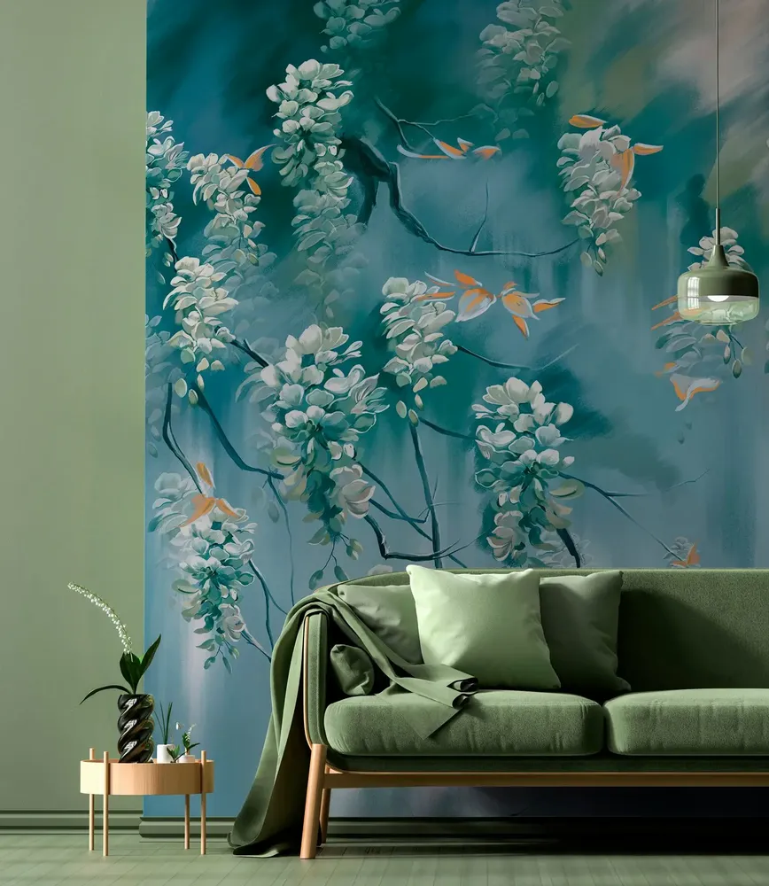 Tapisseries - Papier peint panoramique Wisteria - LE PAPIERS DE NINON