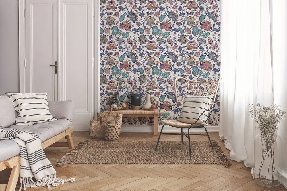 Tapisseries - Papier peint panoramique Indiennes - LE PAPIERS DE NINON