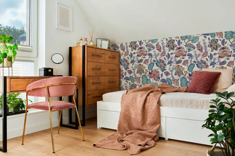 Tapisseries - Papier peint panoramique Indiennes - LE PAPIERS DE NINON