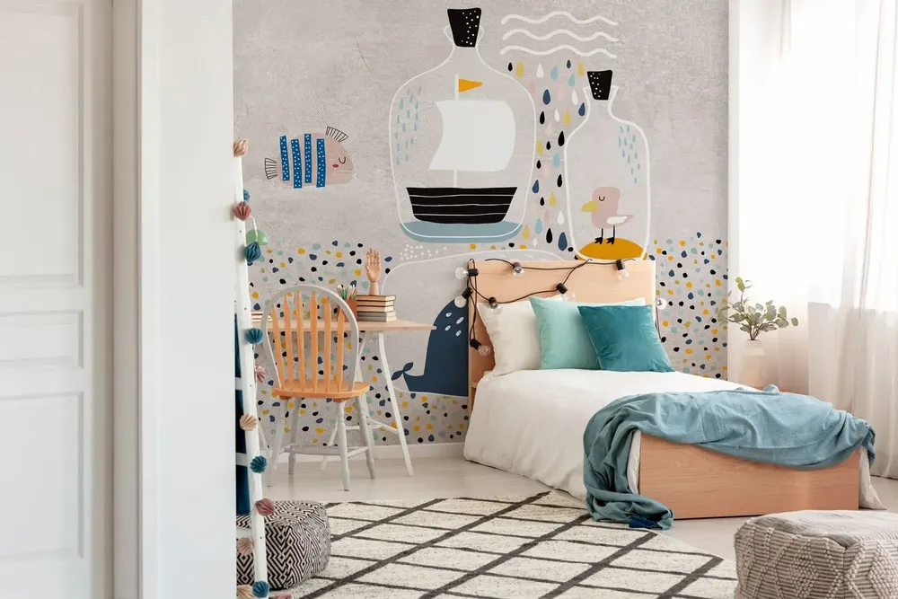 Tapisseries - Papier peint panoramique Nautikid - LE PAPIERS DE NINON