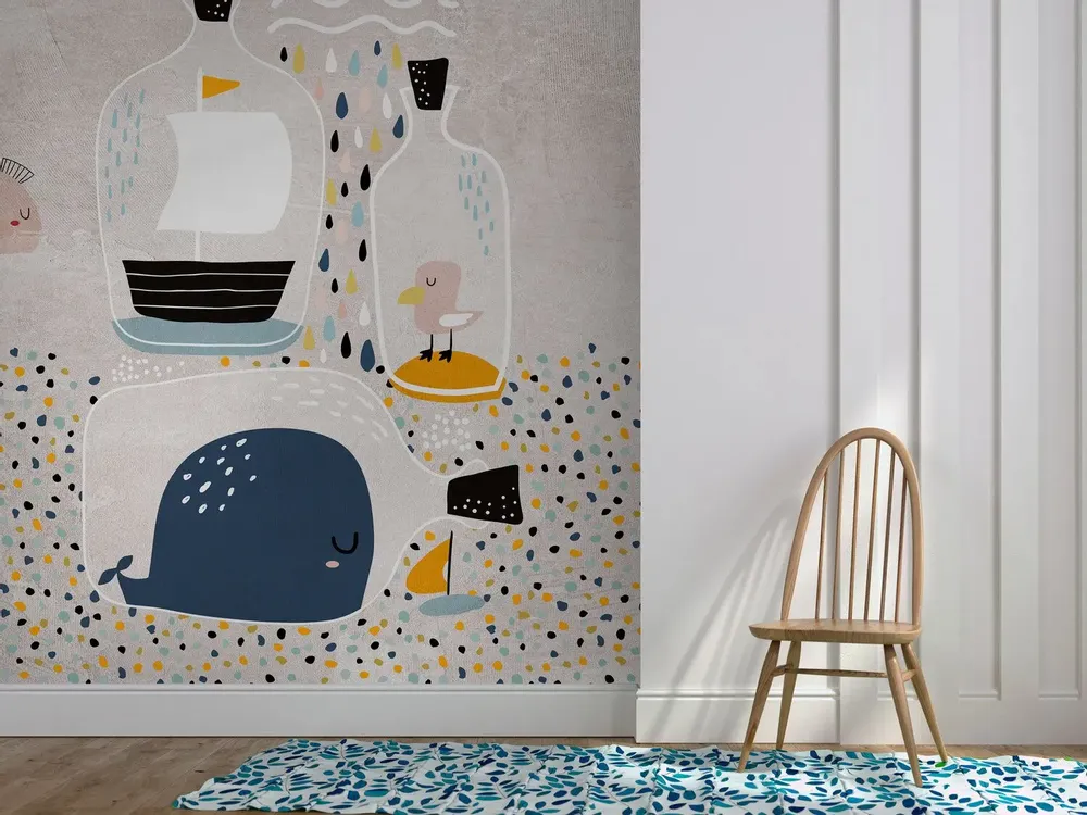 Tapisseries - Papier peint panoramique Nautikid - LE PAPIERS DE NINON