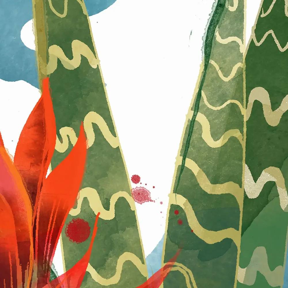 Tapisseries - Papier peint panoramique Petite Jungle - LE PAPIERS DE NINON