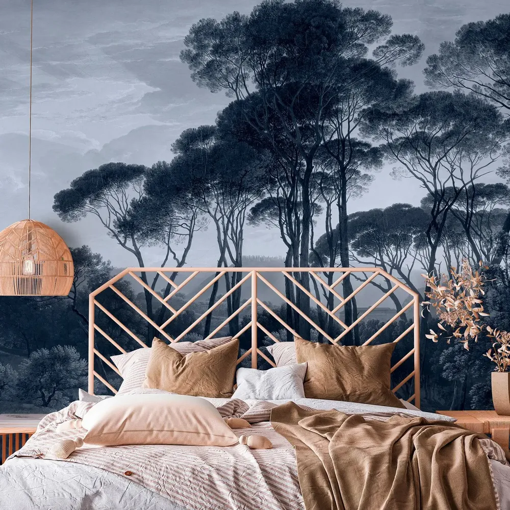 Tapestries - Ombrelli panoramic wallpaper - LE PAPIERS DE NINON