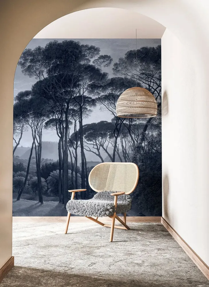 Tapestries - Ombrelli panoramic wallpaper - LE PAPIERS DE NINON