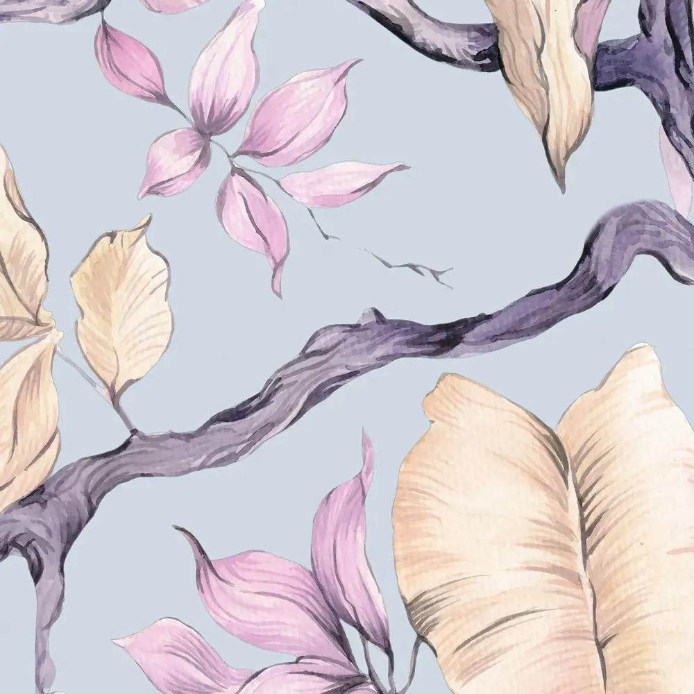 Tapestries - Magnolia panoramic wallpaper - LE PAPIERS DE NINON