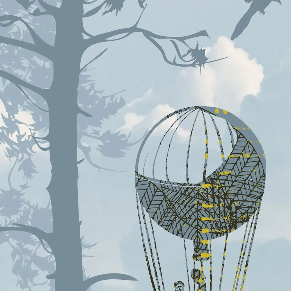 Tapestries - Forestine panoramic wallpaper - LE PAPIERS DE NINON