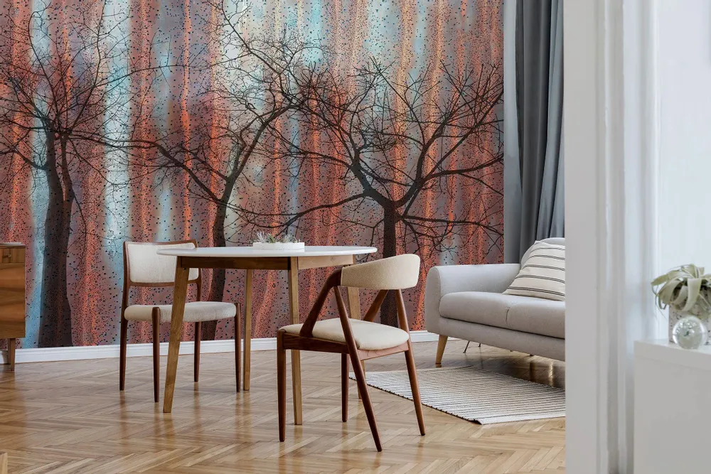 Tapisseries - Papier peint panoramique Ash Trees - LE PAPIERS DE NINON