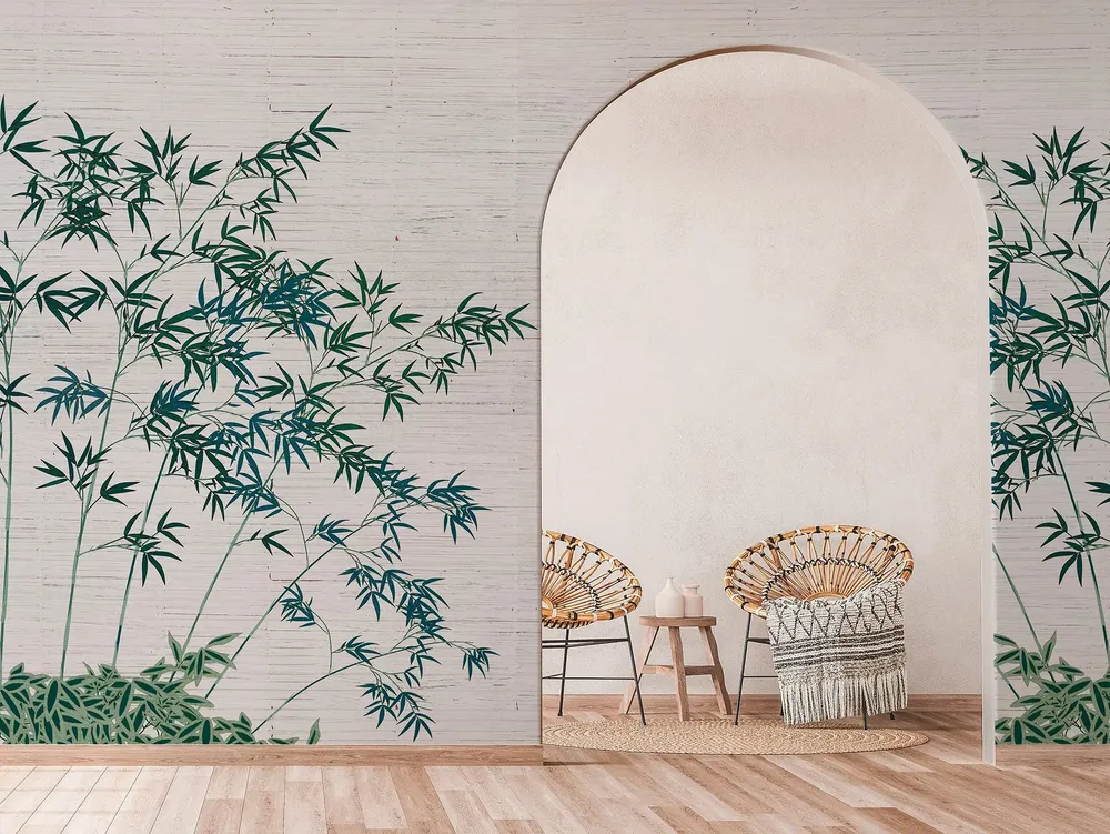 Tapestries - Bamboost panoramic wallpaper - LE PAPIERS DE NINON
