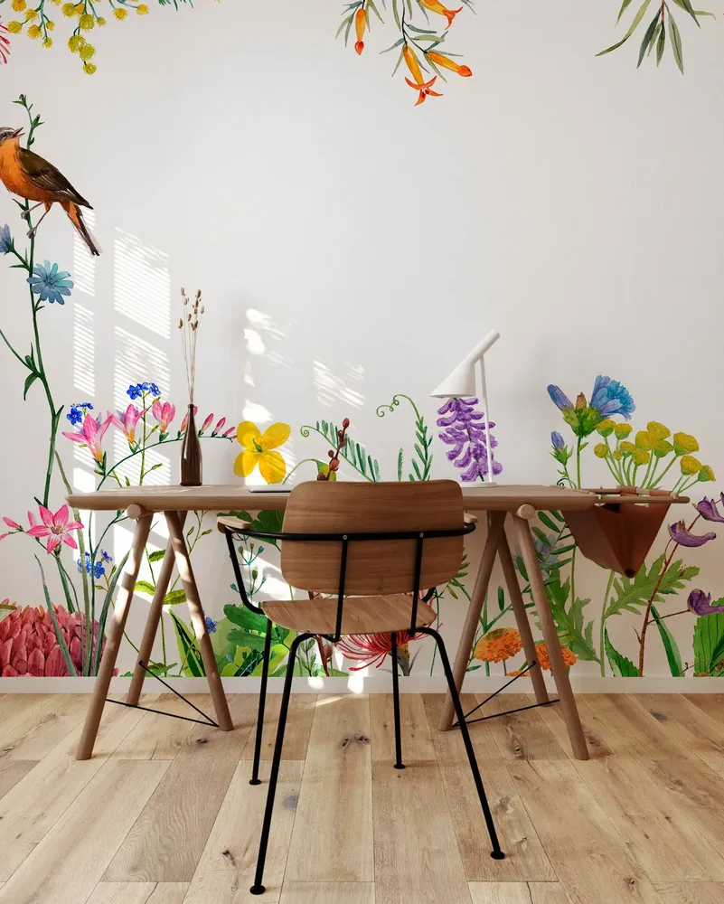 Tapisseries - Papier peint panoramique Digitalis L - LE PAPIERS DE NINON