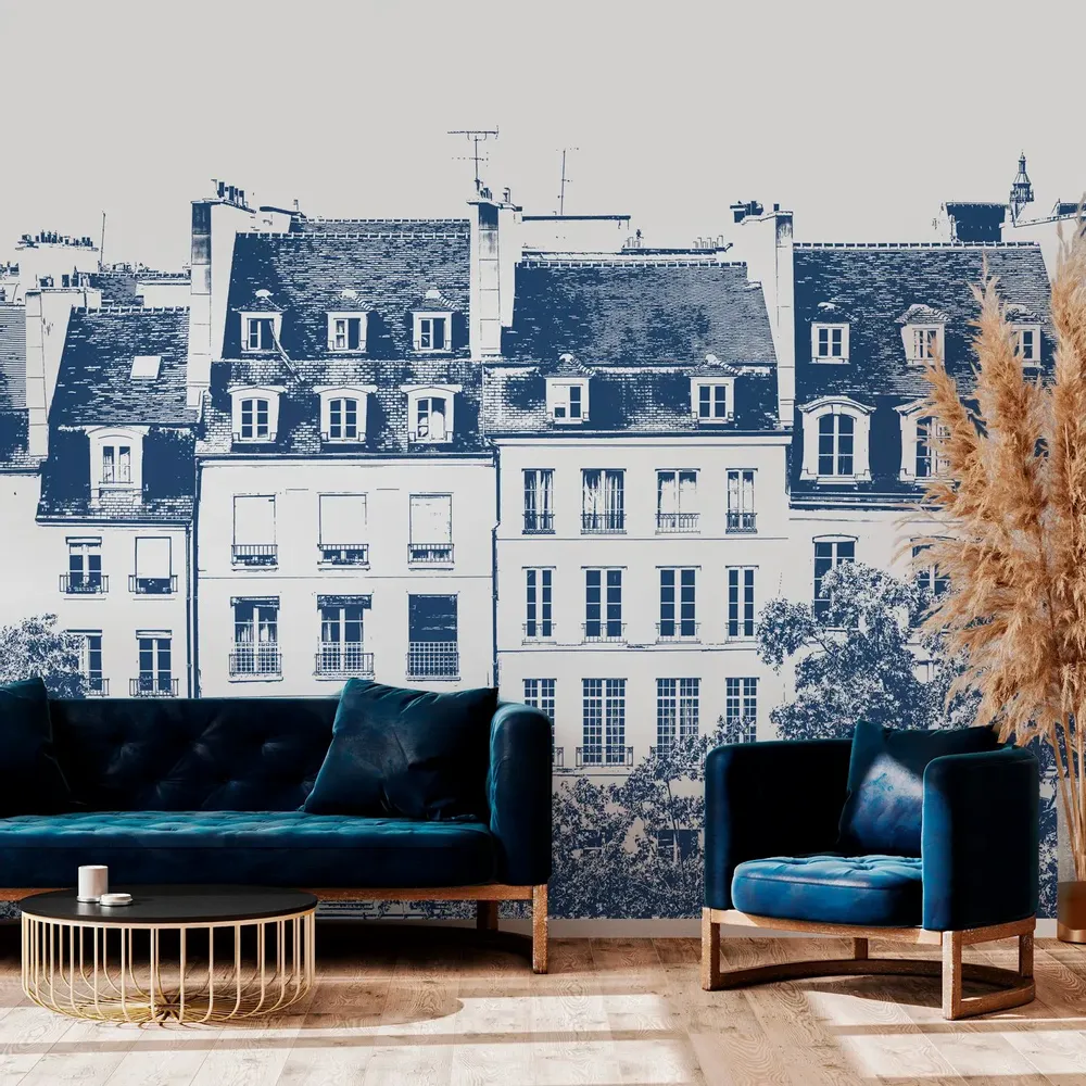 Tapisseries - Papier peint panoramique Grands Boulevards - LE PAPIERS DE NINON