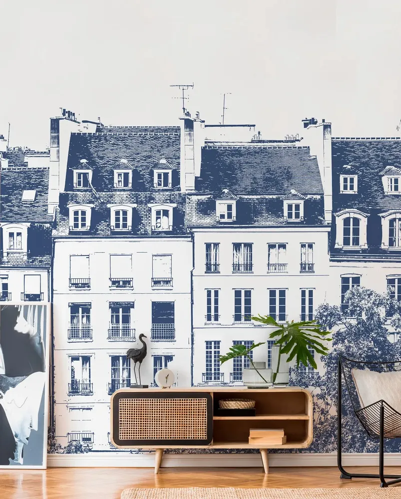 Tapisseries - Papier peint panoramique Grands Boulevards - LE PAPIERS DE NINON