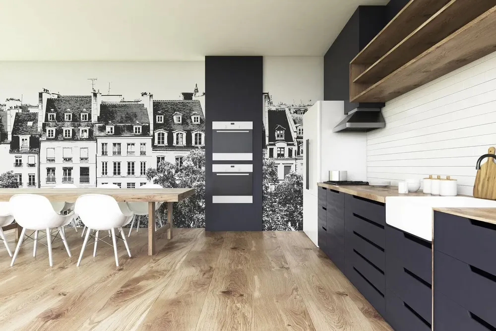 Tapisseries - Papier peint panoramique Grands Boulevards - LE PAPIERS DE NINON