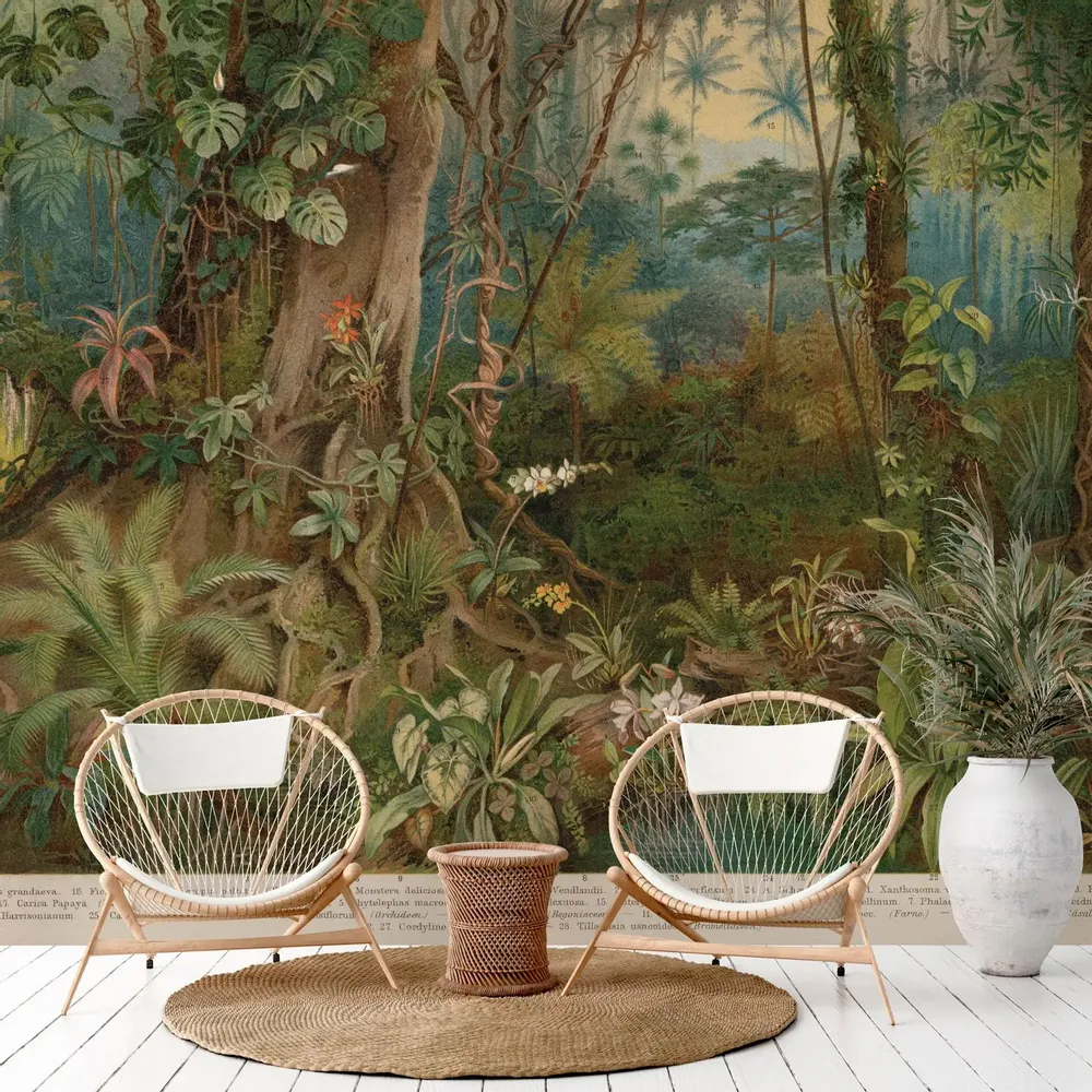 Tapisseries - Papier peint panoramique Mauritia - LE PAPIERS DE NINON