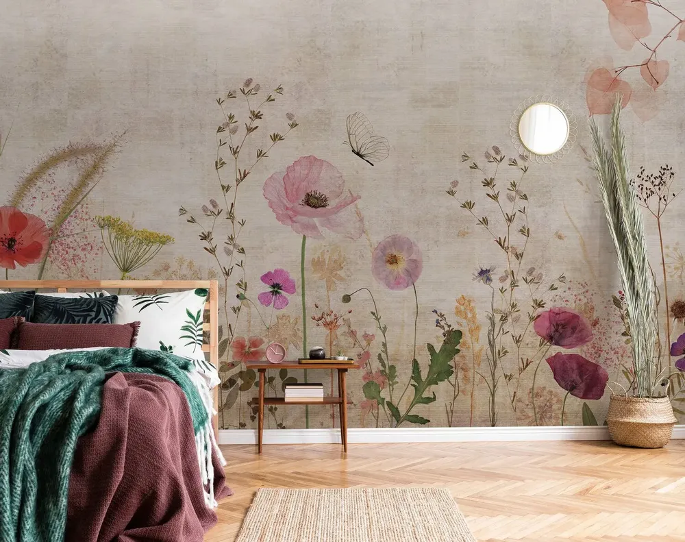 Tapestries - Manosque panoramic wallpaper - LE PAPIERS DE NINON
