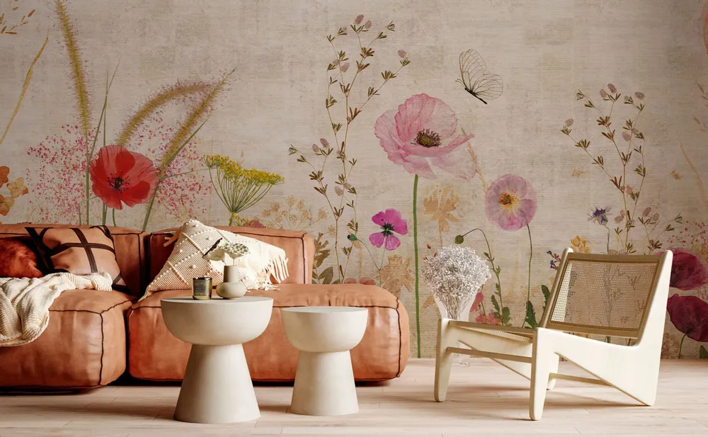 Tapestries - Manosque panoramic wallpaper - LE PAPIERS DE NINON