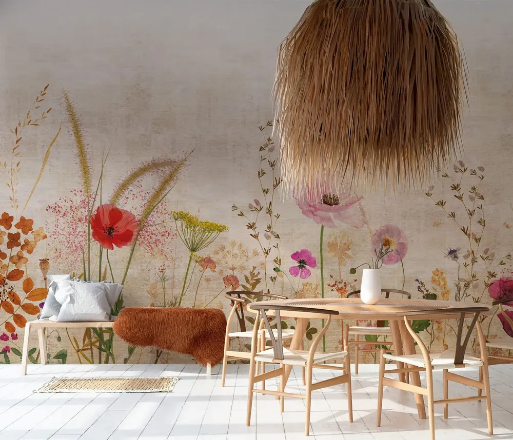 Tapestries - Manosque panoramic wallpaper - LE PAPIERS DE NINON