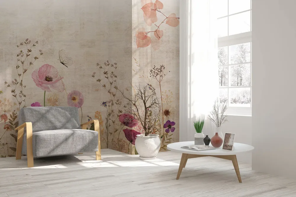 Tapestries - Manosque panoramic wallpaper - LE PAPIERS DE NINON