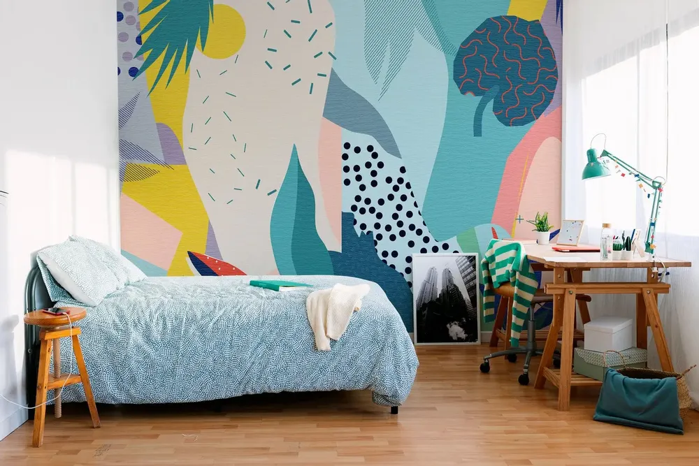 Tapisseries - Papier peint panoramique Abstract Jungle - LE PAPIERS DE NINON