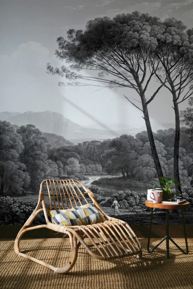 Tapisseries - Papier peint panoramique Tosca Grey - LE PAPIERS DE NINON